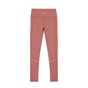 Legginsy damskie Azar Dune Terracotta. Brązowe legginsy AZAR, bez wzorów. Za 296,00 zł.