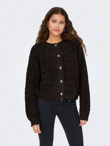 JDY Kardigan "Dyeira" w kolorze brązowym rozmiar: L. Brązowe kardigany JDY. Za 91,56 zł.