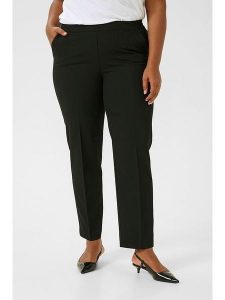 KAFFE curve Spodnie chino w kolorze czarnym rozmiar: 46. Czarne chinosy KAFFE curve, bez wzorów. Za 241,95 zł.