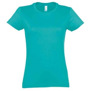 Koszulka Imperial Dla Kobiet. Zielone bluzki SOL'S, s, bez wzorów, sportowe, bez kołnierzyka, bez ramiączek. Za 38,99 zł.