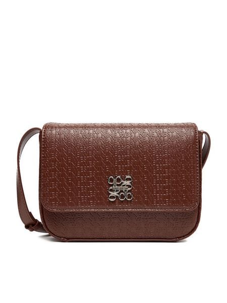 Nine West Torebka CEO-HAMPSHIRE-I-LDA8176 Brązowy. Brązowe listonoszki Nine West, bez wzorów, z materiału, bez dodatków. Za 159,99 zł.