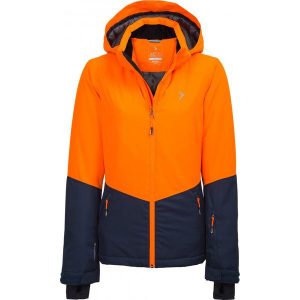 Kurtka narciarska damska KUDN620 - pomarańcz neon - Outhorn. Kurtki marki Outhorn. W wyprzedaży za 279,99 zł.