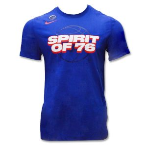Koszulka Nike NBA Philadelphia 76ers Mantra Dry. Niebieskie bluzki Nike, m, bez wzorów, sportowe, bez kołnierzyka, bez ramiączek. Za 98,00 zł.