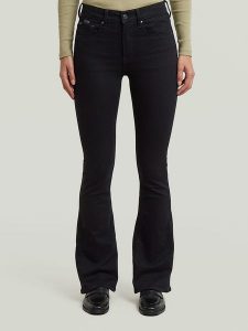 G-Star Dżinsy - Bootcut fit - w kolorze czarnym rozmiar: W27/L32. Czarne jeansy G-Star, z aplikacjami, z podwyższonym stanem. Za 275,45 zł.
