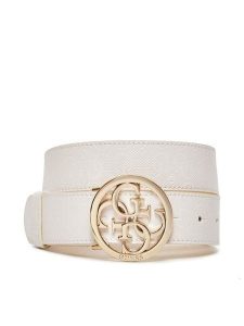 Guess Pasek Damski Yarmilla (GG) Belts BW9144 P4335 Biały. Białe paski Guess, z aplikacjami, ze skóry. Za 179,99 zł.