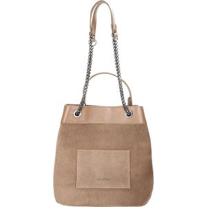 Wojas Skórzana torebka w kolorze jasnobrązowym - 34 x 32 x 14 cm rozmiar: onesize. Brązowe torebki klasyczne Wojas, bez wzorów, z materiału, przez ramię, bez dodatków. Za 303,06 zł.