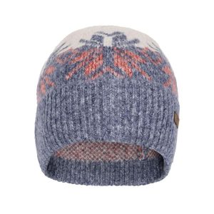 Damska Czapka Edur Beanie. Niebieskie czapki Trespass, bez wzorów. Za 127,99 zł.
