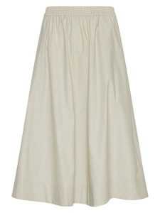MOSS COPENHAGEN Spódnica "Lenna" w kolorze kremowym rozmiar: XL. Brązowe spódnice Moss Copenhagen, xl, bez wzorów, z bawełny, maxi. Za 205,93 zł.