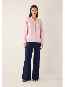 More & More Dżinsy - Flared fit - w kolorze granatowym rozmiar: 32. Niebieskie jeansy More & More, z aplikacjami, ze skóry, z podwyższonym stanem. Za 210,81 zł.