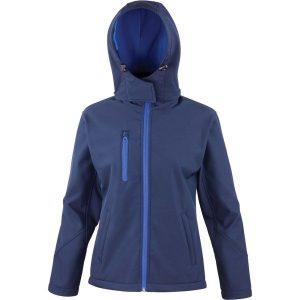 Kurtka Result Softshell Capuche Femme Tx Performance. Niebieskie kurtki RESULT, bez wzorów, z softshellu, bez kaptura. Za 211,00 zł.