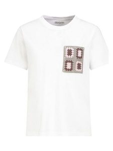 Eight2Nine Koszulka w kolorze białym rozmiar: XL. Białe bluzki Eight2Nine, xl, bez wzorów, z bawełny, bez kołnierzyka, bez ramiączek. Za 43,99 zł.