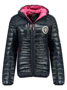 Geographical Norway Kurtka pikowana "Bambway" w kolorze granatowym rozmiar: M. Niebieskie kurtki Geographical Norway, m, bez wzorów, bez kaptura. Za 210,81 zł.
