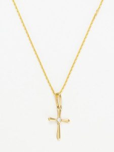 OR ÉCLAT Złota zawieszka "Croix honneteté" z cyrkonią rozmiar: onesize. Żółte zawieszki OR ÉCLAT, z cyrkonią, złote. Za 213,95 zł.