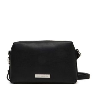 Torebka KARL LAGERFELD. Czarne torebki klasyczne KARL LAGERFELD, bez wzorów, bez dodatków. Za 649,99 zł.