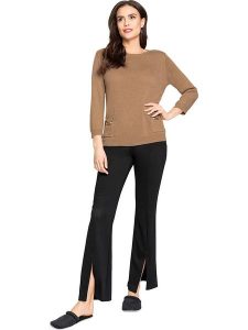 Heine Sweter w kolorze karmelowym rozmiar: 40. Brązowe swetry oversize Heine, z aplikacjami, bez ramiączek. Za 57,06 zł.
