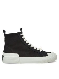Coccinelle Trampki E4 SXG 24 02 01 Czarny. Czarne trampki Coccinelle, bez wzorów, z materiału, bez zapięcia. Za 529,99 zł.