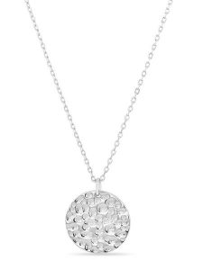 Eclat d'Argent Srebrny naszyjnik z zawieszką - dł. 39 cm rozmiar: onesize. Szare naszyjniki Eclat d'Argent, srebrne. Za 122,96 zł.