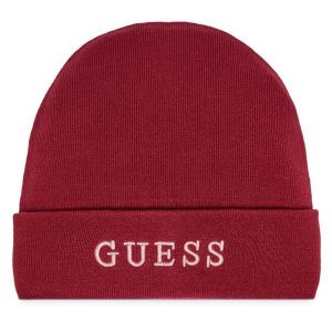 Czapka Guess. Czerwone czapki Guess, z aplikacjami. Za 119,99 zł.