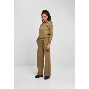 Spodnie damskie Urban Classics straight pin tuck. Zielone spodnie dresowe Urban Classics, bez wzorów. Za 206,00 zł.