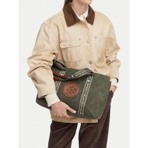 Torebka Beverly Hills Polo Club. Brązowe shopper bag Beverly Hills Polo Club, bez wzorów, bez dodatków. Za 179,99 zł.
