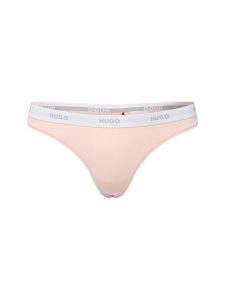 HUGO Stringi Kobiety Bawełna różowy, XL. Czerwone stringi Hugo, bez wzorów, z bawełny. Za 89,95 zł.