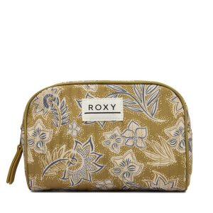 Kosmetyczka Roxy. Żółte kosmetyczki Roxy, bez wzorów. Za 79,99 zł.