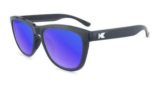 Okulary przeciwsłoneczne dla dorosłych - kategoria 3 z polaryzacją - Jelly Black. Czarne okulary przeciwsłoneczne KNOCKAROUND. Za 190,40 zł.