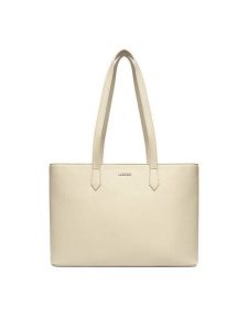 Lasocki Torebka CEO-LSK-M-023-07 Écru. Torebki klasyczne Lasocki, bez wzorów, z materiału, bez dodatków. Za 149,99 zł.