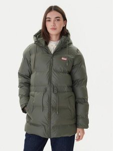 Hunter Kurtka zimowa Lemhi HARW0002252 Zielony Regular Fit. Zielone kurtki Hunter, na zimę, m, bez wzorów, z syntetyku, bez kaptura. Za 579,99 zł.