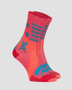 Skarpety X-Socks Gravel Perform Merino Crew. Czarne skarpetki X-Socks, bez wzorów, z wełny. Za 78,00 zł.
