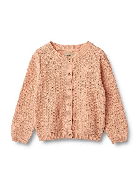 Wheat Kardigan "Magnella" w kolorze brzoskwiniowym rozmiar: 122. Pomarańczowe kardigany Wheat, z bawełny. Za 110,04 zł.