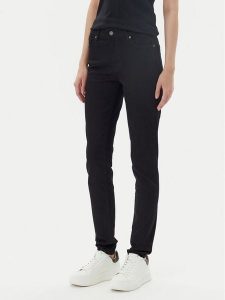 Guess Jeans Jeansy W4YA92 D5DL1 Czarny Skinny Fit. Czarne jeansy Guess Jeans, z aplikacjami, z bawełny. Za 319,99 zł.