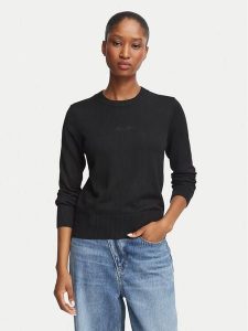 Guess Jeans Sweter W6BR01 Z1244 Czarny Regular Fit. Czarne swetry klasyczne Guess Jeans, s, z jeansu, bez kołnierzyka. Za 349,99 zł.