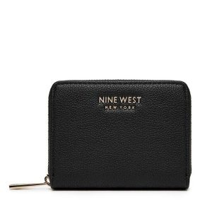 Portfel Nine West. Czarne portfele Nine West, bez wzorów. Za 69,99 zł.