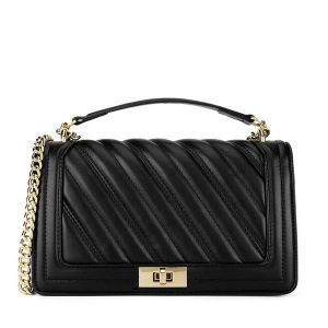 Torebka Badura. Czarne listonoszki Badura, bez wzorów, bez dodatków. Za 199,99 zł.