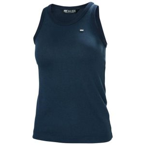 Damski tank top Helly Hansen Skagen. Niebieskie topy Helly Hansen, bez wzorów, bez kołnierzyka, bez ramiączek. Za 189,50 zł.