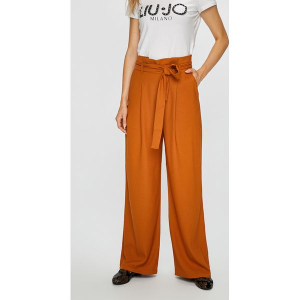Vero Moda - Spodnie. Spodnie z wysokim stanem marki Vero Moda. W wyprzedaży za 89,90 zł.