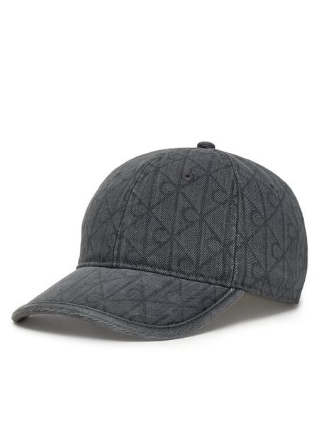 Calvin Klein Czapka z daszkiem Denim Emblem Burnout LV04F5042G Szary. Szare czapki Calvin Klein, bez wzorów, z bawełny. Za 121,99 zł.