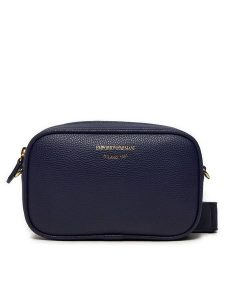 Emporio Armani Torebka EW000537 AF12036 MB051 Granatowy. Niebieskie listonoszki Emporio Armani, bez wzorów, ze skóry, bez dodatków. Za 699,99 zł.