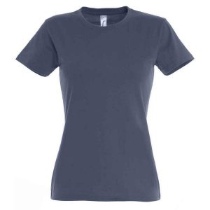Koszulka Imperial Dla Kobiet. Niebieskie bluzki SOL'S, s, bez wzorów, sportowe, bez kołnierzyka, bez ramiączek. Za 38,99 zł.