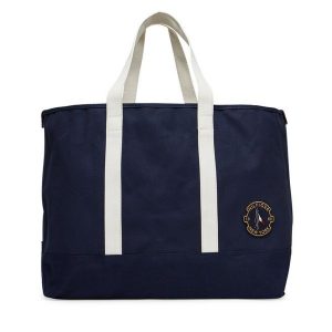 Torebka Tommy Hilfiger. Niebieskie shopper bag TOMMY HILFIGER, bez wzorów, bez dodatków. Za 429,99 zł.