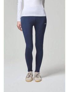 Bench Legginsy "Chana" w kolorze granatowym rozmiar: 38. Niebieskie legginsy Bench, bez wzorów, z podwyższonym stanem. Za 92,21 zł.