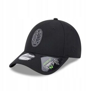 Czapka z daszkiem New Era 9FORTY AC Milan Repreve Black 60363650. Czarne czapki New Era, bez wzorów. Za 119,00 zł.