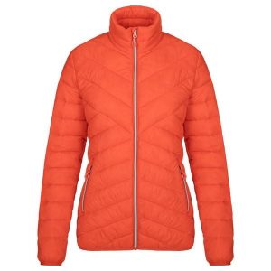 LOAP Irbora damska kurtka pikowana, wodoodporna. Czerwone kurtki ZENZIMAT, na zimę, bez wzorów, bez kaptura. Za 195,14 zł.