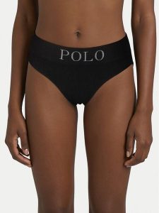 Polo Ralph Lauren Figi klasyczne 4P0569 Czarny. Czarne figi Polo Ralph Lauren, bez wzorów, z syntetyku. Za 176,99 zł.