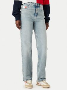 Tommy Jeans Jeansy Layla Hr DW0DW23035 Niebieski Slim Fit. Niebieskie jeansy Tommy Jeans, bez wzorów, z jeansu. Za 529,99 zł.