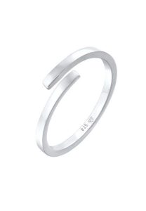 Elli Damski Wrap Open Geo Trend ze srebra próby 925 Sterling Silver Pierścionki 1 ct. Szare pierścionki Elli, srebrne. Za 156,39 zł.