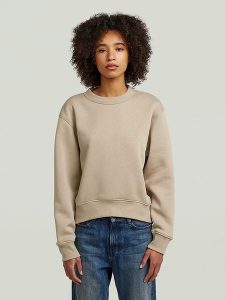 G-Star Bluza w kolorze beżowym rozmiar: XL. Brązowe bluzy G-Star, xl, bez wzorów, z bawełny, bez kaptura. Za 144,92 zł.
