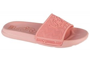 Klapki na basen damskie, S.Land Lady 24 SLALS. Czerwone klapki JOMA, bez wzorów, z materiału, bez obcasa. Za 59,99 zł.