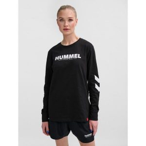 Bluza Hummel hmlLEGACY. Czarne bluzy Hummel, l, bez wzorów, bez kaptura. Za 177,50 zł.